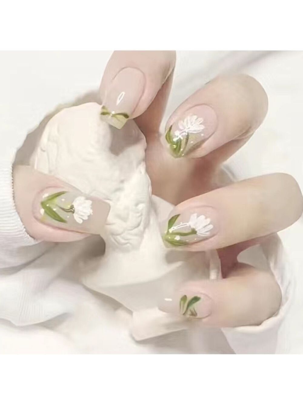 Fresh Flora - Nail Junkie - full artificial nail set